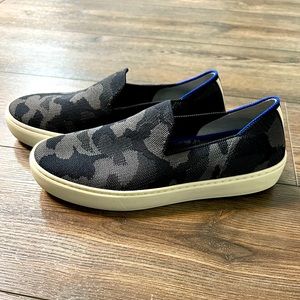 Rothy’s Grey Camo Slip-On Sneaker Size 7.5